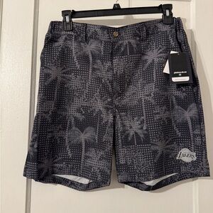 Lakers Palm Tree Shorts NWT large